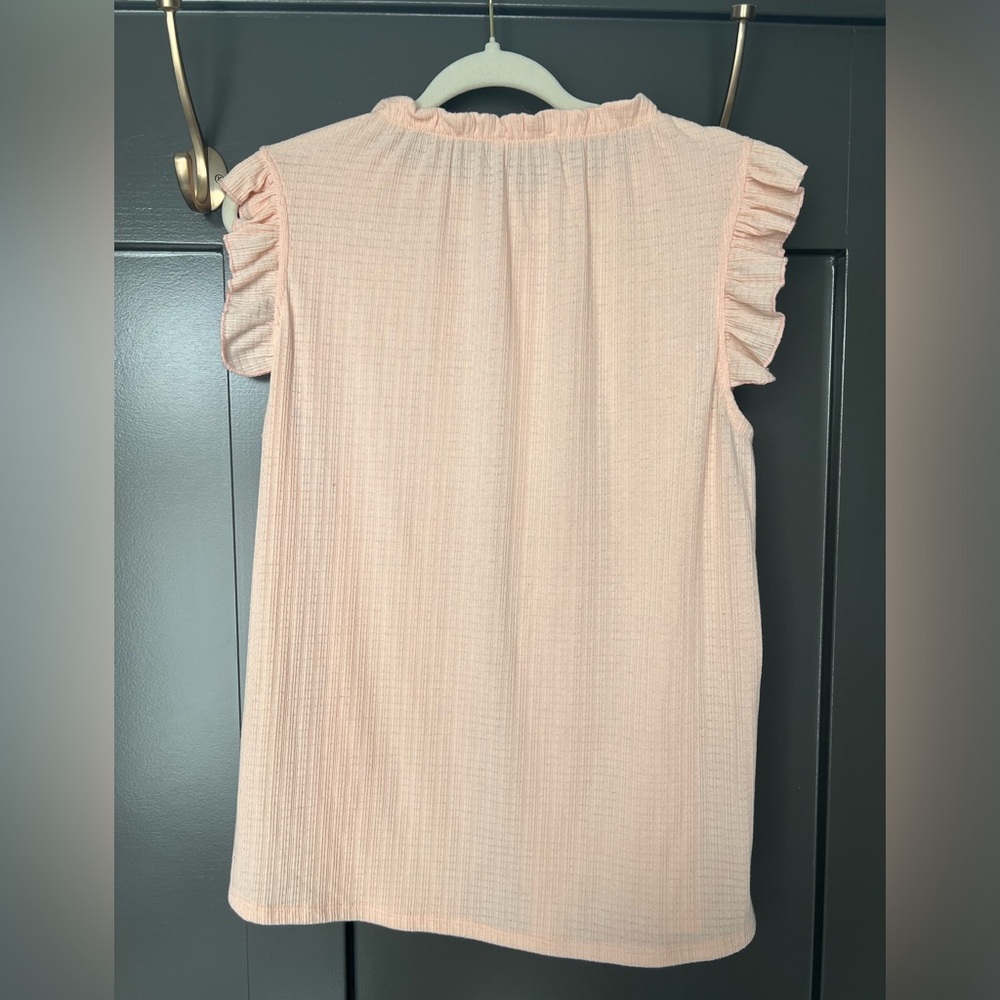 ces femme soft peach blouse - Picture 3 of 5